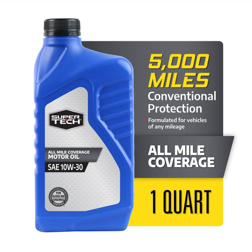 Super Tech All Mileage Synthetic Blend Motor Oil SAE 10W-30, 1 Quart EasyOptionXY LLC
