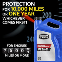 Super Tech High Mileage SAE 5W-30 Motor Oil, 5 Quarts EasyOptionXY LLC