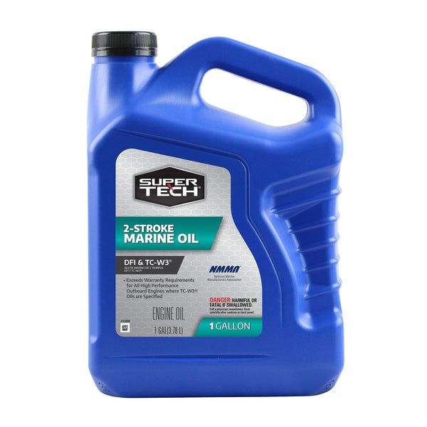 Super Tech TC-W3 Outboard 2 Cycle Engine Oil, 1 Gallon EasyOptionXY LLC