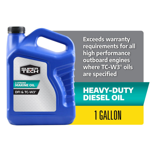 Super Tech TC-W3 Outboard 2 Cycle Engine Oil, 1 Gallon EasyOptionXY LLC