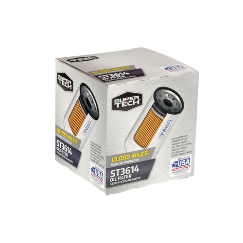 SuperTech 10K mile Spin-on Replacement Oil Filter, ST3614 EasyOptionXY LLC