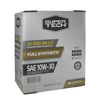Super Tech Full Synthetic SAE 10W-30 Motor Oil, 12 Quart Bag (3 gallons) EasyOptionXY LLC