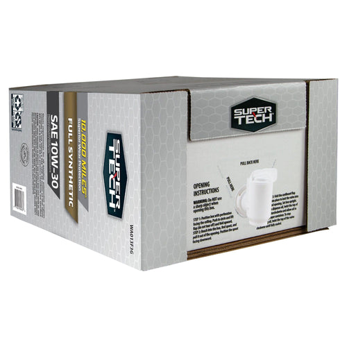 Super Tech Full Synthetic SAE 10W-30 Motor Oil, 12 Quart Bag (3 gallons) EasyOptionXY LLC