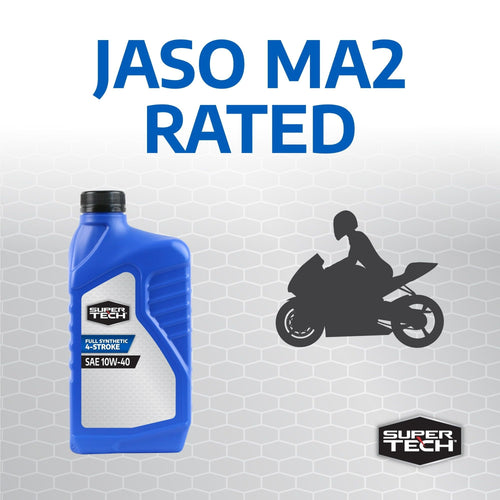 Super Tech Full Synthetic SAE 10W-40 4-Stroke Motorcycle Oil, 1 Quart EasyOptionXY LLC