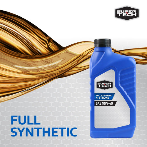 Super Tech Full Synthetic SAE 10W-40 4-Stroke Motorcycle Oil, 1 Quart EasyOptionXY LLC