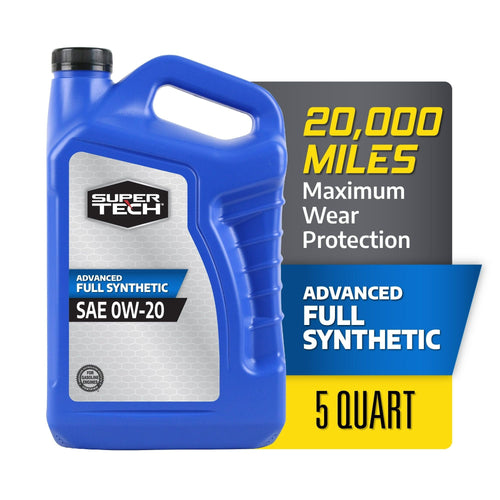 Super Tech Advanced Full Synthetic Motor Oil SAE 10W-30, 5 Quarts EasyOptionXY LLC