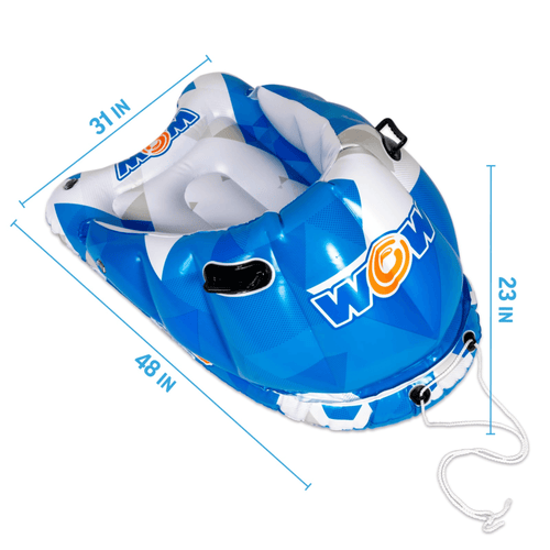 WOW Sports Snow Tube Bobsled for Kids and Adults Jupiter Gear