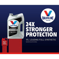 Valvoline Advanced Full Synthetic 0W-20 Motor Oil 5 QT EasyOptionXY LLC