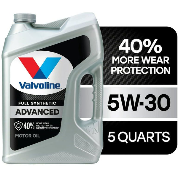 Valvoline Advanced Full Synthetic 5W-30 Motor Oil 5 QT EasyOptionXY LLC