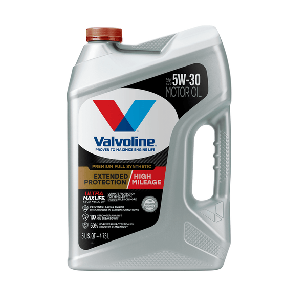 Valvoline Full Synthetic Extended Protection High Mileage 5W-30 Motor Oil, 5QT EasyOptionXY LLC