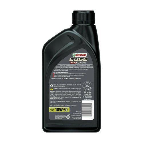 Castrol Edge High Mileage 10W-30 Advanced Full Synthetic Motor Oil, 1 Quart EasyOptionXY LLC