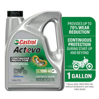 Castrol Actevo 4T 10W-40 Part Synthetic Motorcycle Oil, 1 Gallon EasyOptionXY LLC
