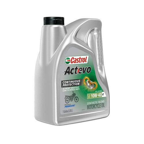 Castrol Actevo 4T 10W-40 Part Synthetic Motorcycle Oil, 1 Gallon EasyOptionXY LLC