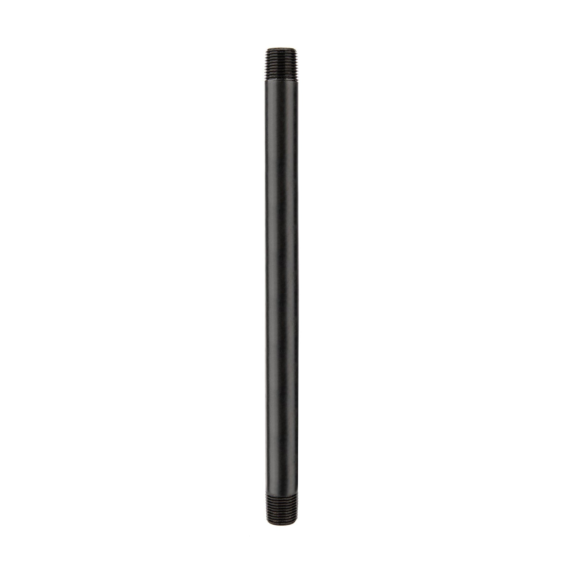 1/2 in. x 12 in. Prefinished Matte Black Pipe PIPE DECOR
