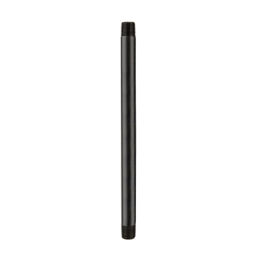 1/2 in. x 12 in. Prefinished Matte Black Pipe PIPE DECOR