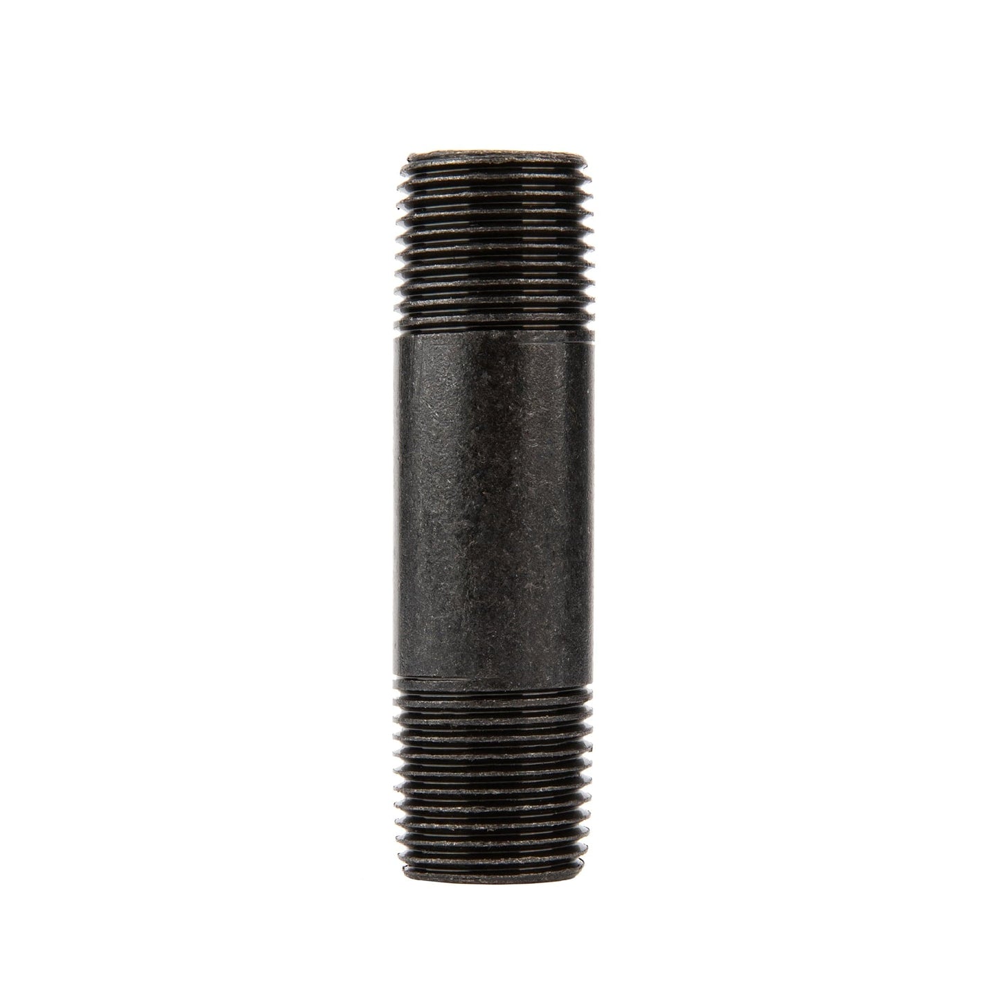 1/2 in. x 3 in. Prefinished Matte Black Pipe