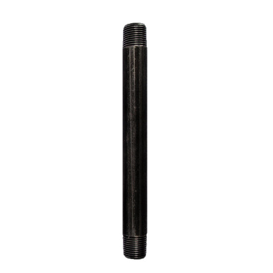 1/2 in. x 10 in. Prefinished Matte Black Pipe
