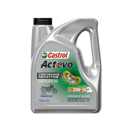 Castrol Actevo 4T 20W-50 Part Synthetic Motorcycle Oil, 1 Gallon EasyOptionXY LLC