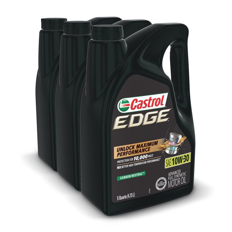 Castrol Edge 10W-30 Advanced Full Synthetic Motor Oil, 5 Quarts, Case of 3 EasyOptionXY LLC