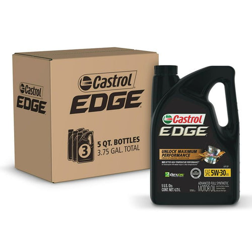 Castrol Edge 5W-30 Advanced Full Synthetic Motor Oil, 5 Quarts, Case of 3 EasyOptionXY LLC