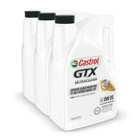 Castrol GTX Ultraclean 0W-20 Synthetic Blend Motor Oil, 5 Quart, Case of 3 EasyOptionXY LLC