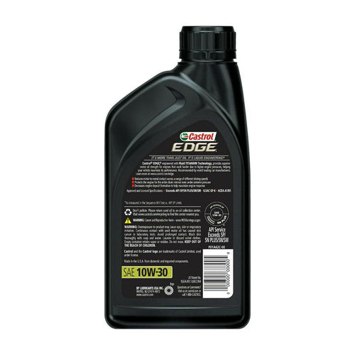 Castrol Edge 10W-30 Advanced Full Synthetic Motor Oil, 1 Quart EasyOptionXY LLC