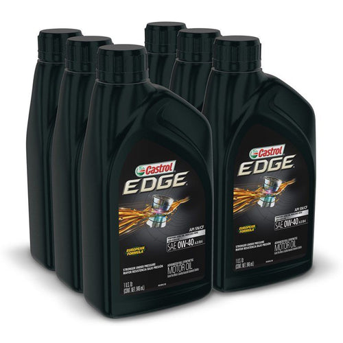 Castrol Edge 0W-40 A3/B4 Advanced Full Synthetic Motor Oil, 1 Quart, Case of 6 EasyOptionXY LLC