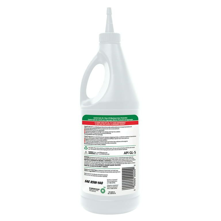 Castrol Axle GL-5 SAE 85W-140 Protector Series Gear Oil, 1 Quart EasyOptionXY LLC