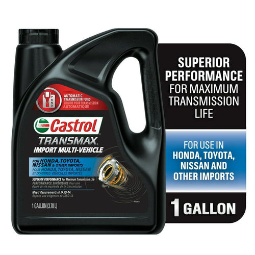 Castrol Transmax Import Multi-Vehicle Automatic Transmission Fluid, 1 Gallon EasyOptionXY LLC