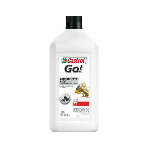 Castrol GO! 2T Conventional Motorcycle Oil, 1 Quart EasyOptionXY LLC