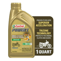 Castrol Power1 4T 10W-50 Full Synthetic Motorcycle Oil, 1 Quart EasyOptionXY LLC