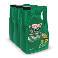 Castrol GTX High Mileage 10W-30 Synthetic Blend Motor Oil, 5 Quarts, Case of 3 EasyOptionXY LLC