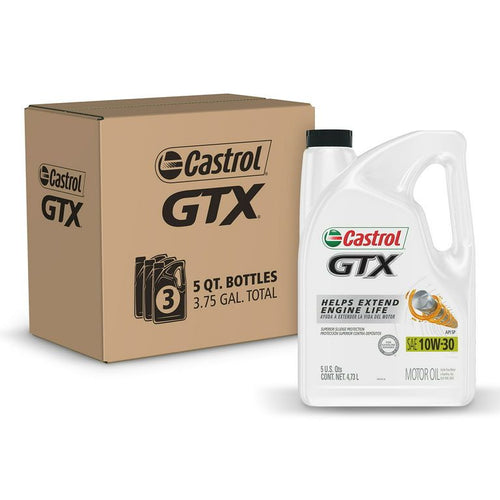 Castrol GTX 10W-30 Conventional Motor Oil 5 Quarts, Case of 3 EasyOptionXY LLC
