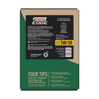 Castrol Edge 5W-30 Advanced Full Synthetic Motor Oil, 5 Quarts Eco Pack EasyOptionXY LLC