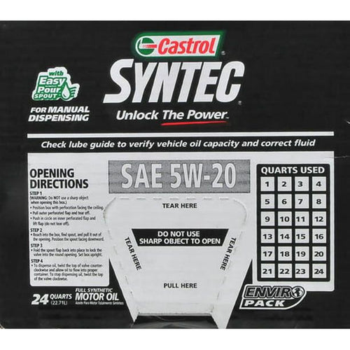 Castrol Syntec 5W-20 --offer valid for in store oil change only EasyOptionXY LLC