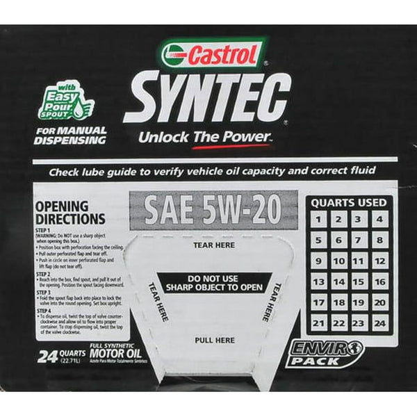 Castrol Syntec 5W-20 --offer valid for in store oil change only EasyOptionXY LLC