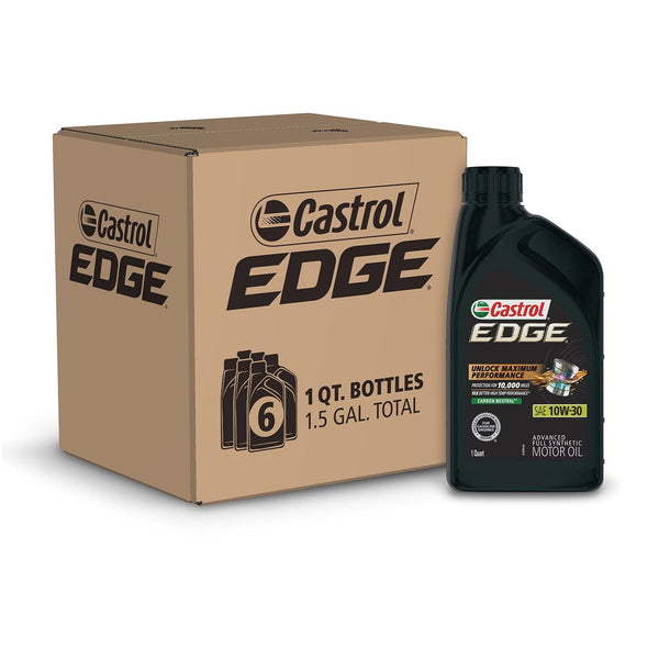 Castrol Edge 10W-30 Advanced Full Synthetic Motor Oil, 1 Quart, Case of 6 EasyOptionXY LLC