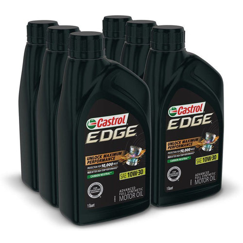Castrol Edge 10W-30 Advanced Full Synthetic Motor Oil, 1 Quart, Case of 6 EasyOptionXY LLC