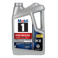 Mobil 1 High Mileage Full Synthetic Motor Oil 5W-30, 5 qt (3 Pack) EasyOptionXY LLC
