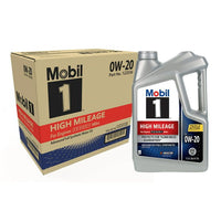 Mobil 1 High Mileage Full Synthetic Motor Oil 0W-20, 5 qt (3 Pack) EasyOptionXY LLC