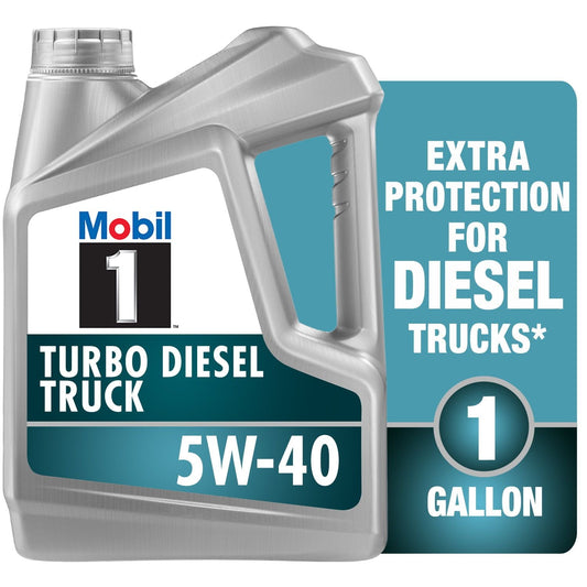 Mobil 1 Turbo Diesel Truck Full Synthetic Motor Oil 5W-40, 1 Gal EasyOptionXY LLC
