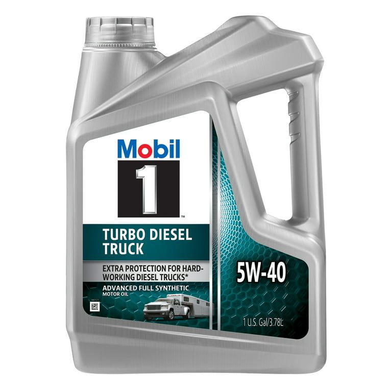 Mobil 1 Turbo Diesel Truck Full Synthetic Motor Oil 5W-40, 1 Gal EasyOptionXY LLC