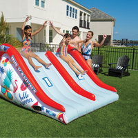 WOW Sports Big Kahuna Two-Lane Slide for In-Ground Pools Jupiter Gear