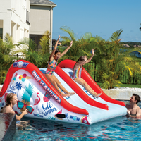 WOW Sports Big Kahuna Two-Lane Slide for In-Ground Pools Jupiter Gear