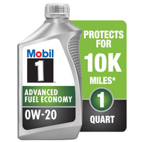 Mobil 1 Advanced Fuel Economy Full Synthetic Motor Oil 0W-20, 1 quart EasyOptionXY LLC