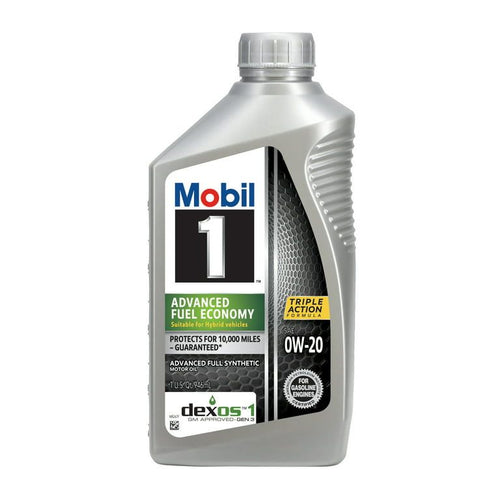 Mobil 1 Advanced Fuel Economy Full Synthetic Motor Oil 0W-20, 1 quart EasyOptionXY LLC