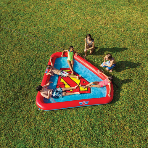 WOW Sports DC Comics Superman Splash Pad for Kids and Toddlers Jupiter Gear