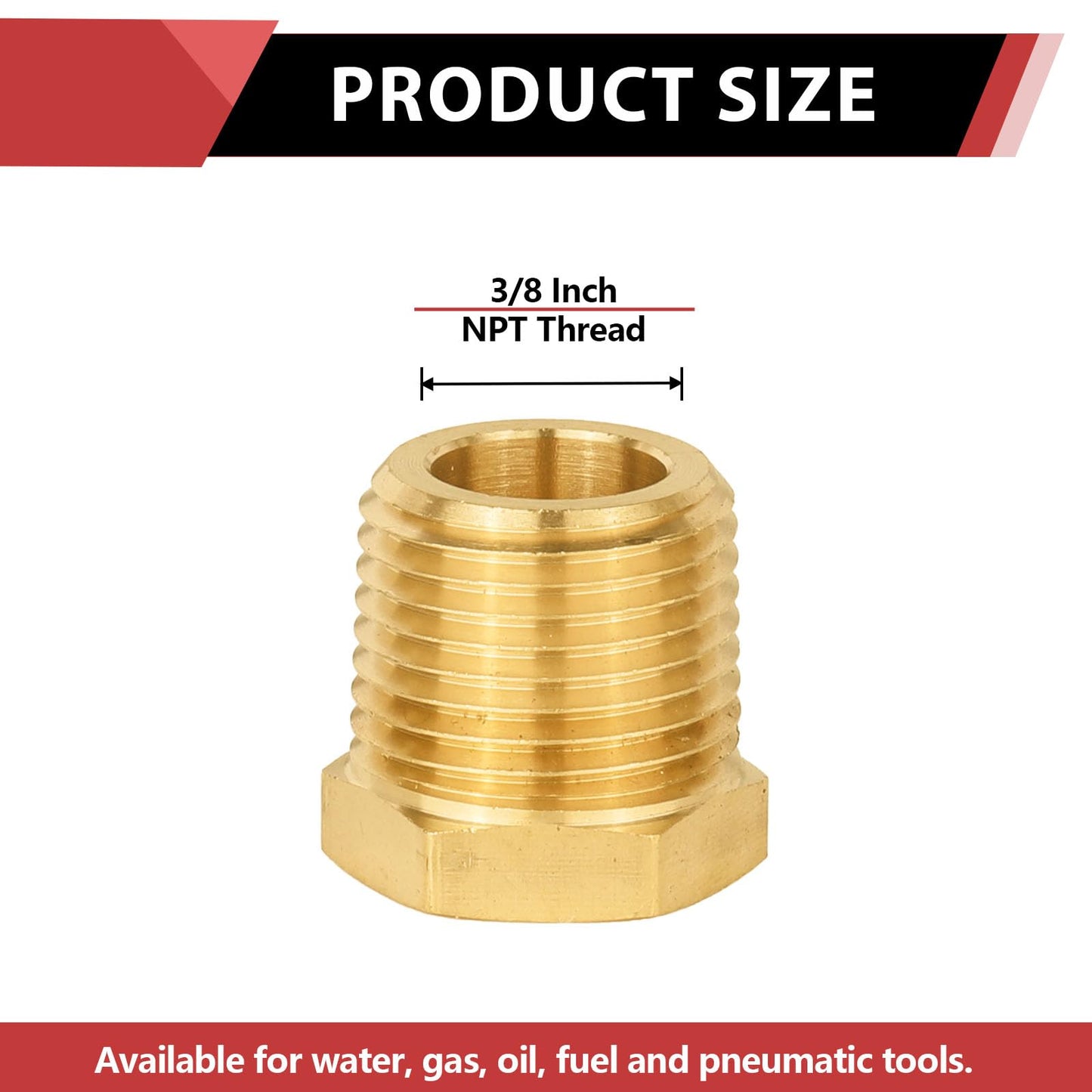 30 Pcs 3/8" Plug