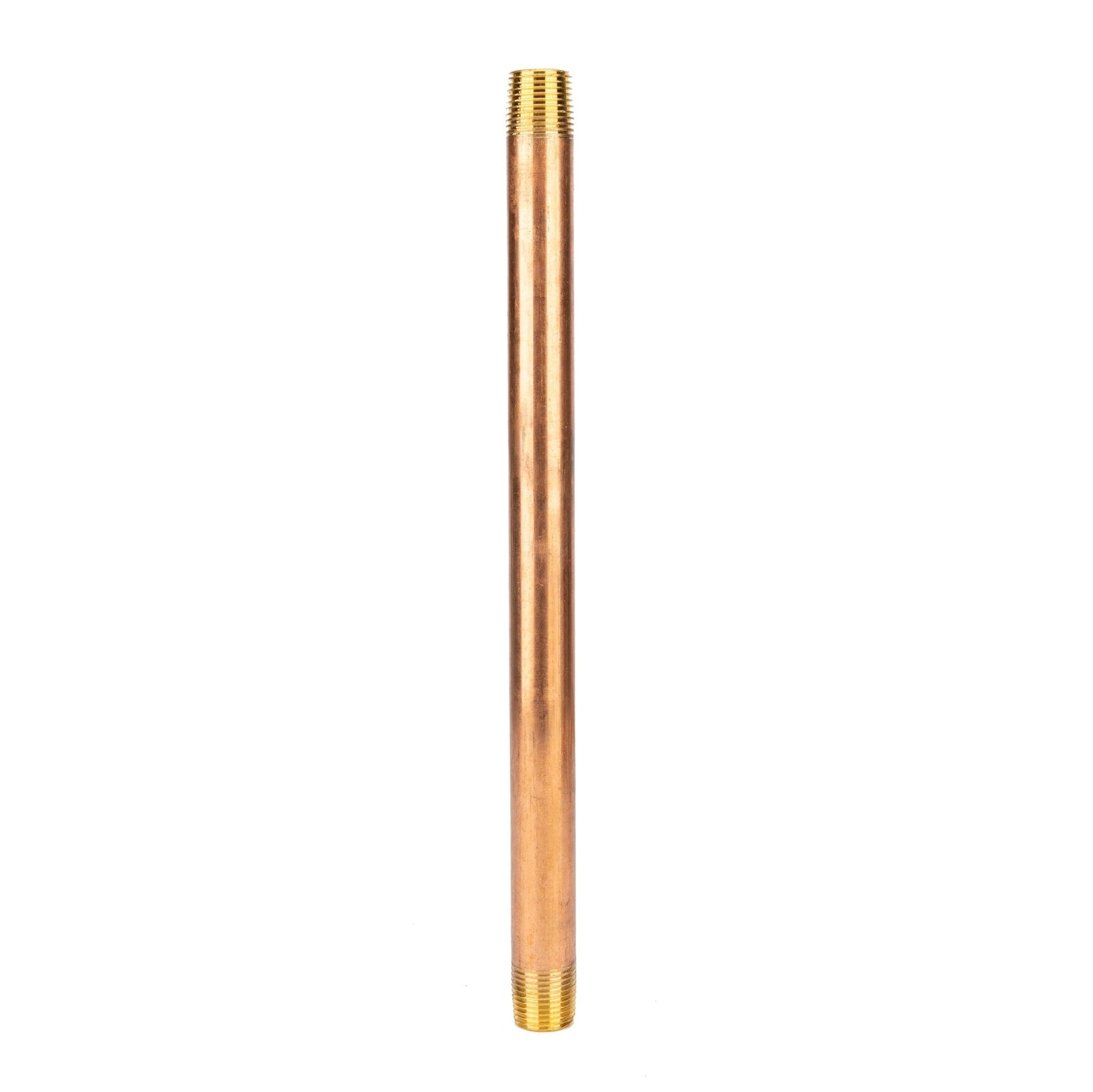 1/2 in. x 12 in. Red Brass Pipe PIPE DECOR