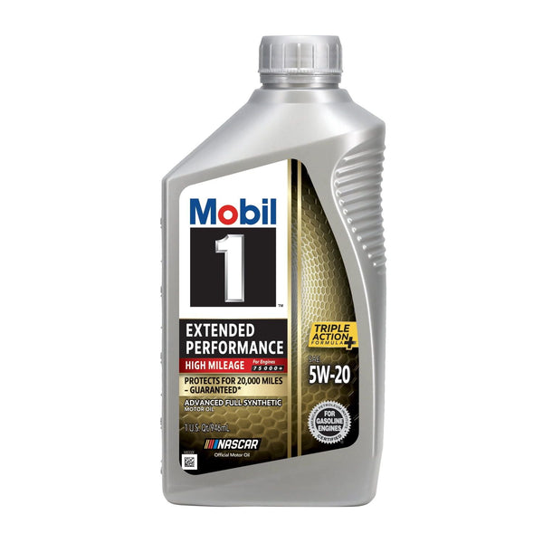 Mobil 1 Extended Performance High Mileage Full Synthetic Motor Oil 5W-20, 1 qt EasyOptionXY LLC